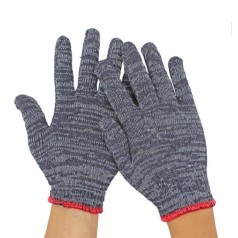 Găng tay sợi len, găng tay bảo hộ sợi len màu muối tiêu T107