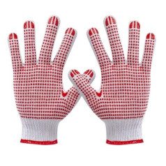 Găng tay sợi len phủ hạt nhựa chống trơn trượt cao cấp T130, Loại 40g